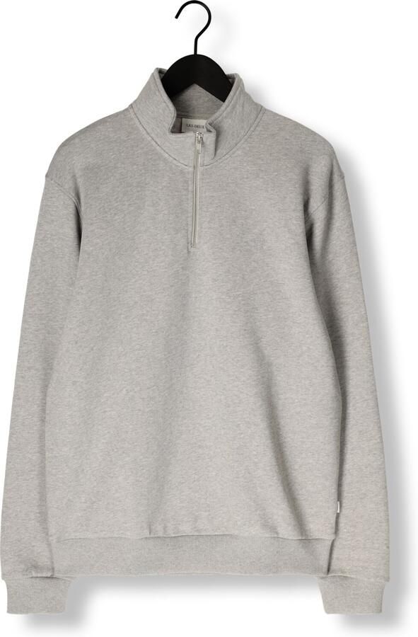 LES DEUX Heren Truien & Vesten Norregaard Tonal Half-zip Sweatshirt Lichtgrijs - Foto 3