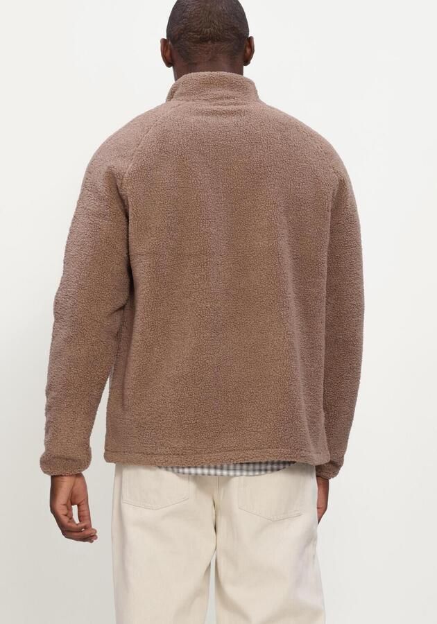 LES DEUX Heren Truien & Vesten Patch Teddy Jacket Bruin - Foto 3