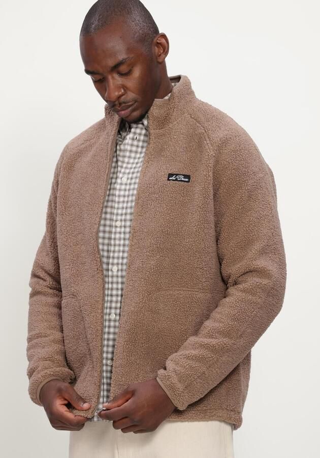 LES DEUX Heren Truien & Vesten Patch Teddy Jacket Bruin - Foto 4