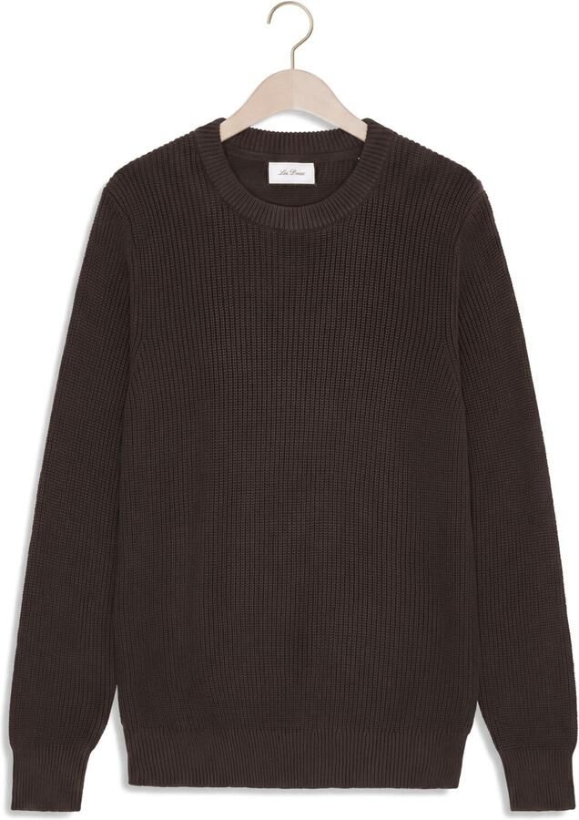 LES DEUX Heren Truien & Vesten Rib Crewneck Knit Bruin - Foto 2