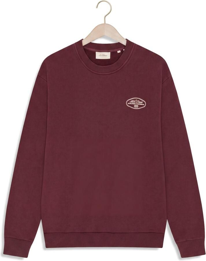LES DEUX Heren Truien & Vesten Worldwide Sweatshirt Bordeaux - Foto 2
