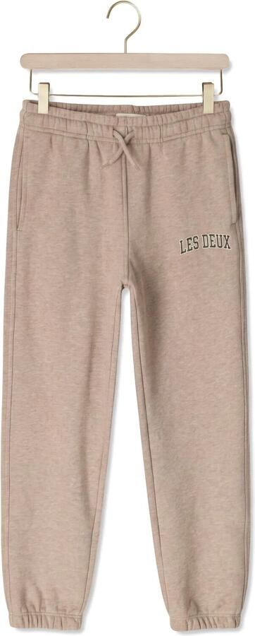 LES DEUX Jongens Broeken College Sweatpants Zand