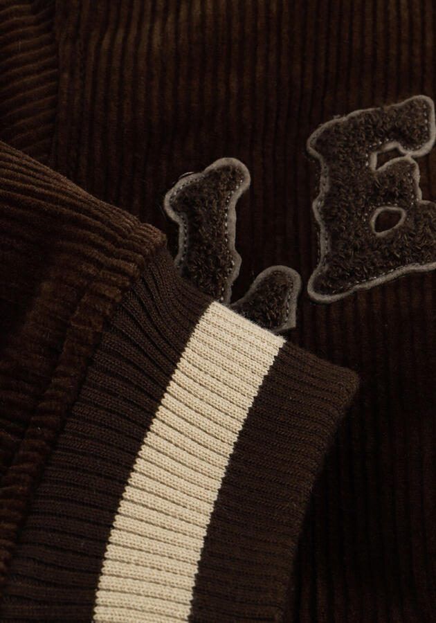 LES DEUX Jongens Jassen Corduroy Versity Jacket Bruin