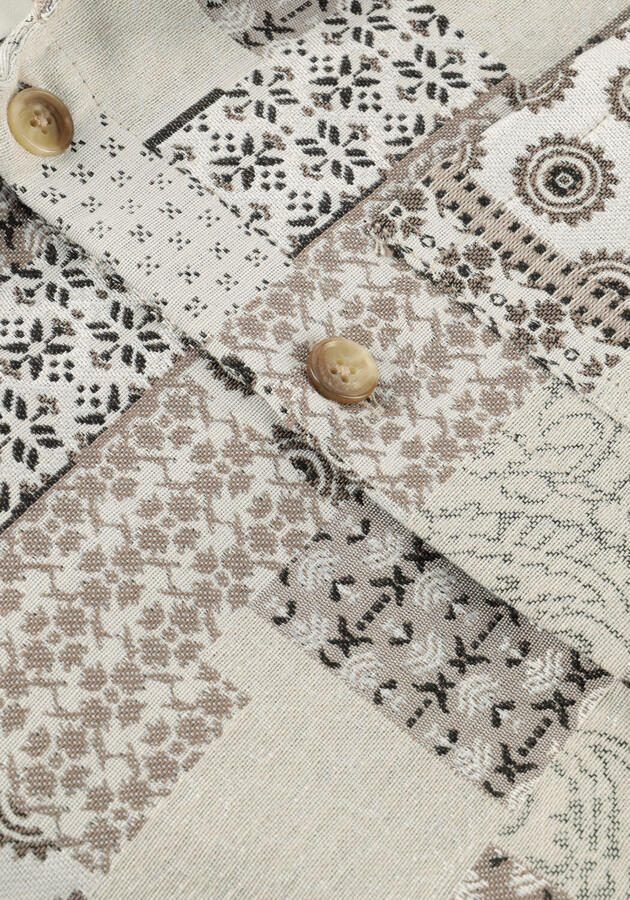 LES DEUX Jongens Jassen Layton Patchwork Overshirt Beige