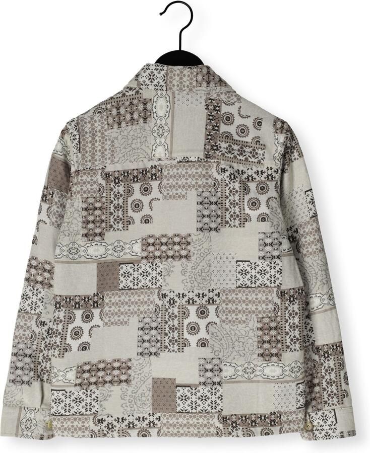 LES DEUX Jongens Jassen Layton Patchwork Overshirt Beige - Foto 2