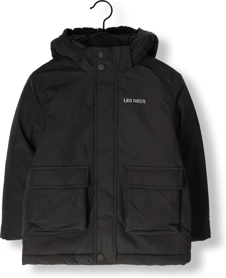 LES DEUX Jongens Jassen Nate Solid Padded Coat Kids Zwart - Foto 2