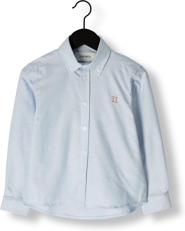 LES DEUX Jongens Overhemden Konrad Oxford Shirt Lichtblauw - Foto 2
