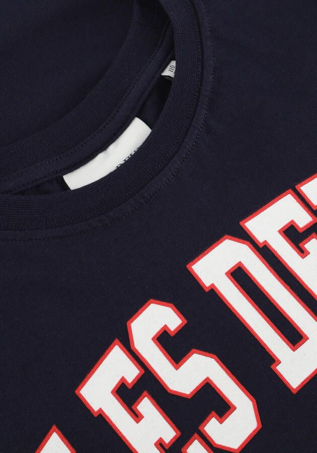 LES DEUX Jongens Polo's & T-shirts Aidan T-shirt Kids Donkerblauw