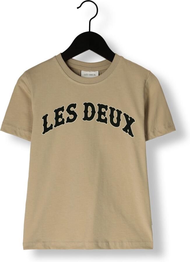 LES DEUX Jongens Polo's & T-shirts Brady Western T-shirt Beige - Foto 2