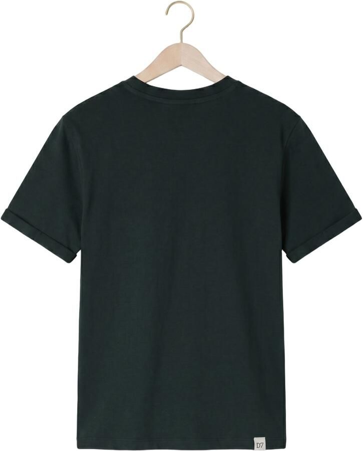 LES DEUX Jongens Polo's & T-shirts Core Contrast T-shirt Donkergroen - Foto 2