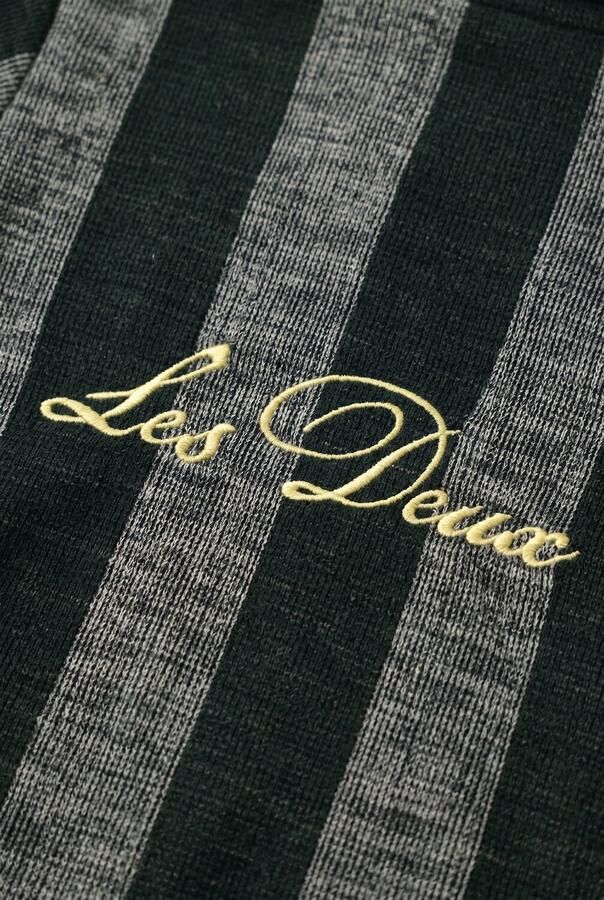 LES DEUX Jongens Polo's & T-shirts Jacquard Football Jersey Donkergroen - Foto 2