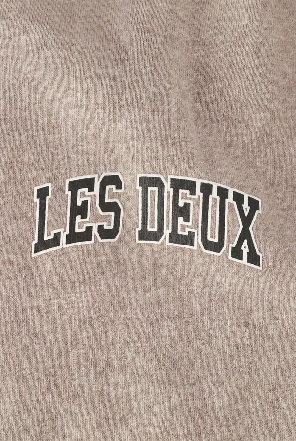 LES DEUX Jongens Truien & Vesten College Rugby Polo Sweatshirt Taupe - Foto 3