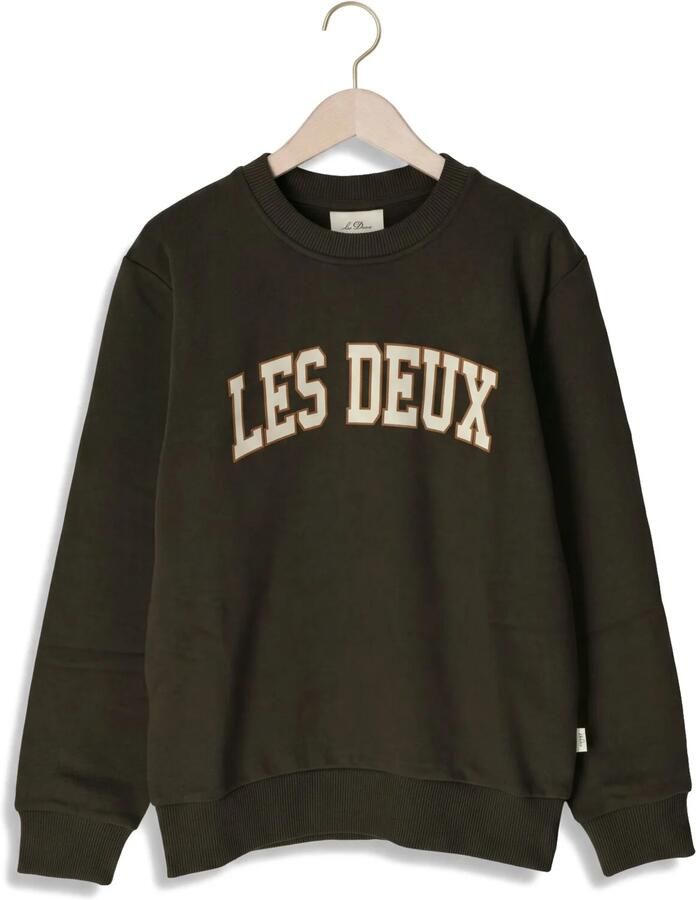 LES DEUX Jongens Truien & Vesten College Sweatshirt Donkergroen