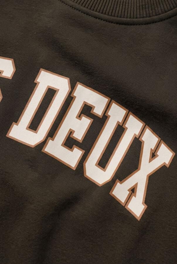 LES DEUX Jongens Truien & Vesten College Sweatshirt Donkergroen - Foto 2