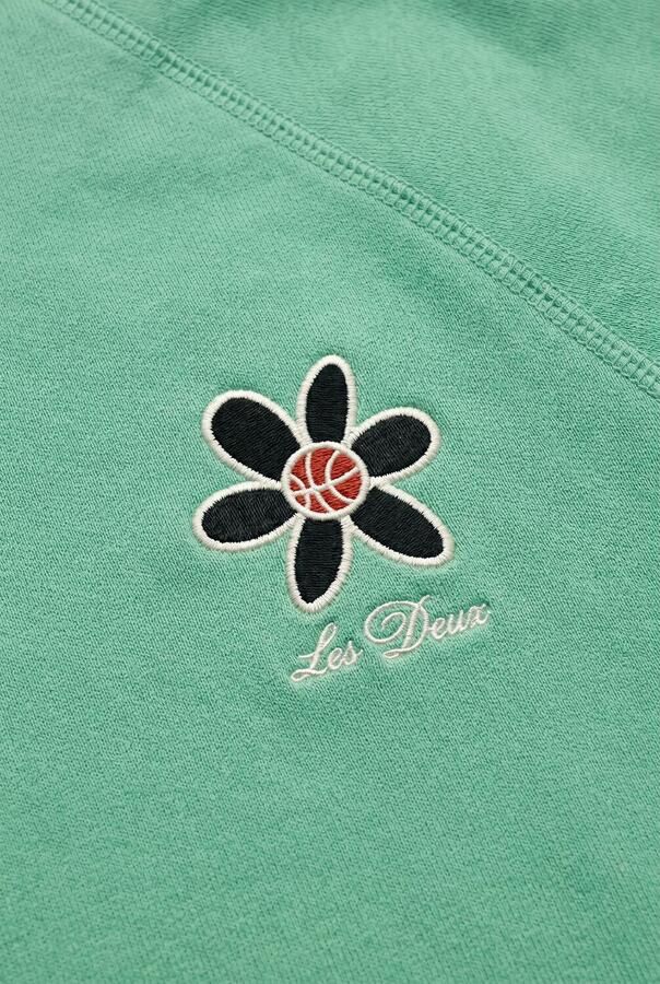 LES DEUX Jongens Truien & Vesten Flower Sweatshirt Mint