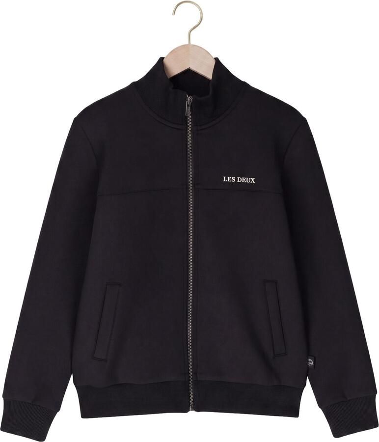 LES DEUX Jongens Truien & Vesten Track Jacket Zwart