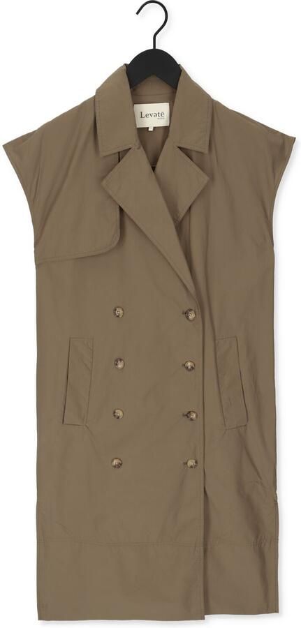 LEVETE ROOM Dames Blazers Marilyn 8 Waistcoat Khaki - Foto 4
