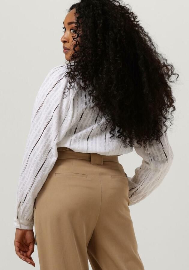 LEVETE ROOM Dames Blouses Alaya 1 Wit