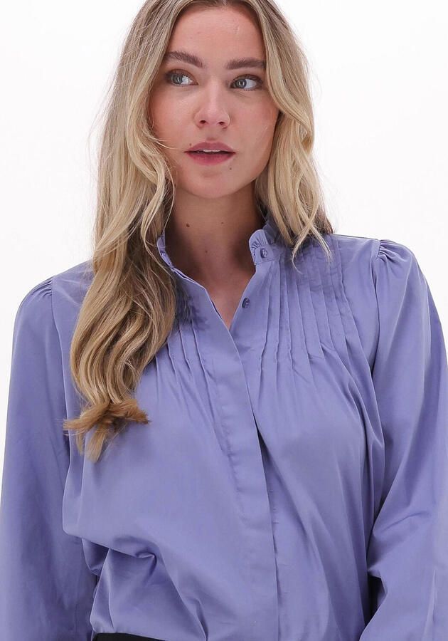 LEVETE ROOM Dames Blouses Lr-isla Solid 62 Shirt Blauw - Foto 2