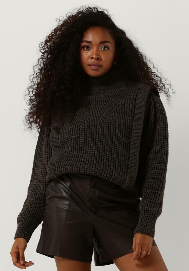 LEVETE ROOM Dames Truien & Vesten Lr-kalima 15 Pullover Bruin - Foto 4