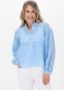 LEVETE ROOM Dames Blouses Reema 2 Shirt Lichtblauw - Thumbnail 1