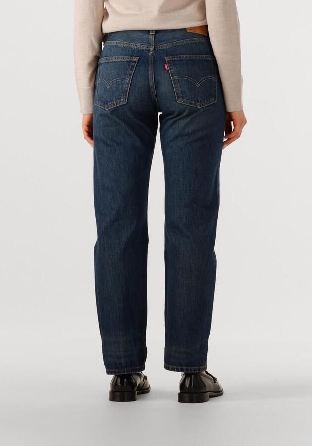 LEVI'S Dames Jeans 501 90's Educate In Arts Selvedge Donkerblauw