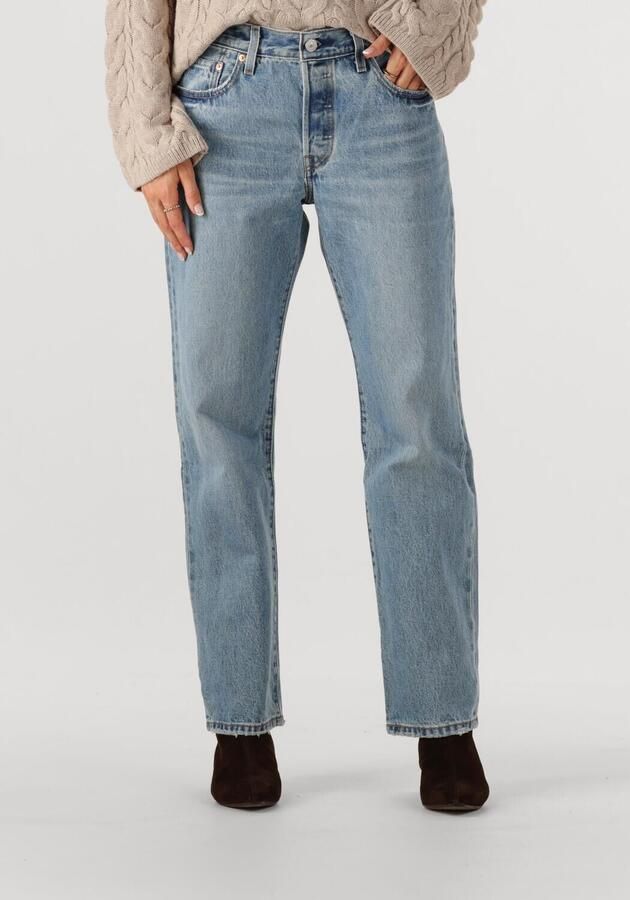 LEVI'S Dames Jeans 501 90's In Love With You Lichtblauw - Foto 4