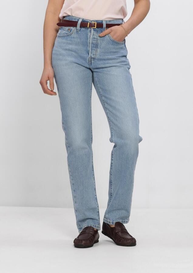 Levi's 300 Jeans met labelpatch van leer model '501 JEANS FOR WOMEN' Model '501 JEANS'