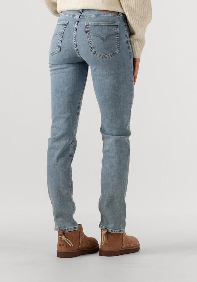 LEVI'S Dames Jeans 724 High Rise Straight Blue Wave Light Lichtblauw