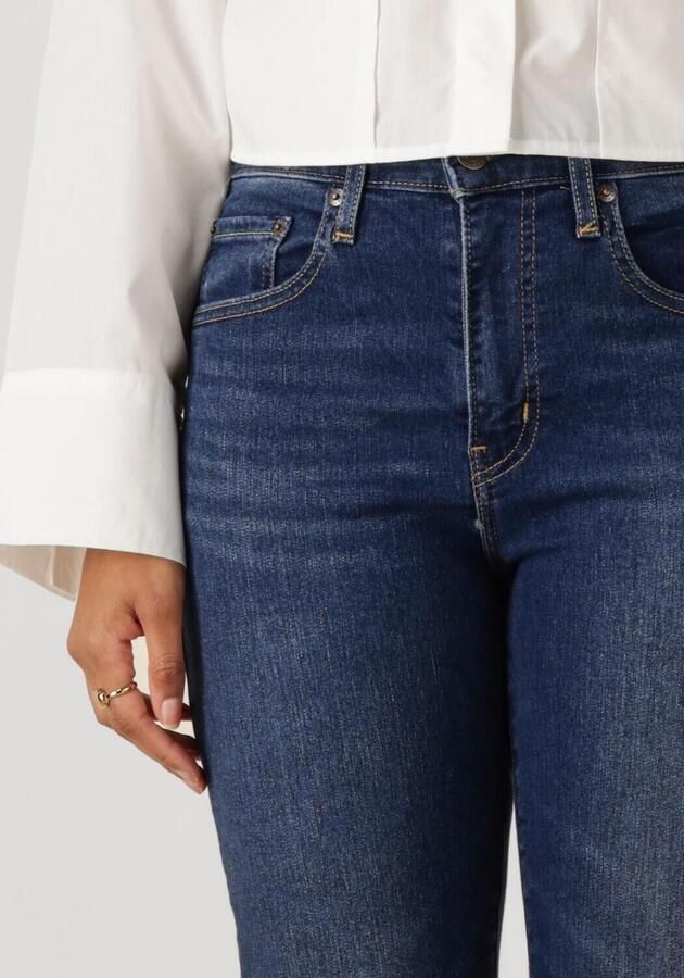 LEVI'S Dames Jeans 724 High Rise Straight Chelsea Carbon Glow Donkerblauw - Foto 2