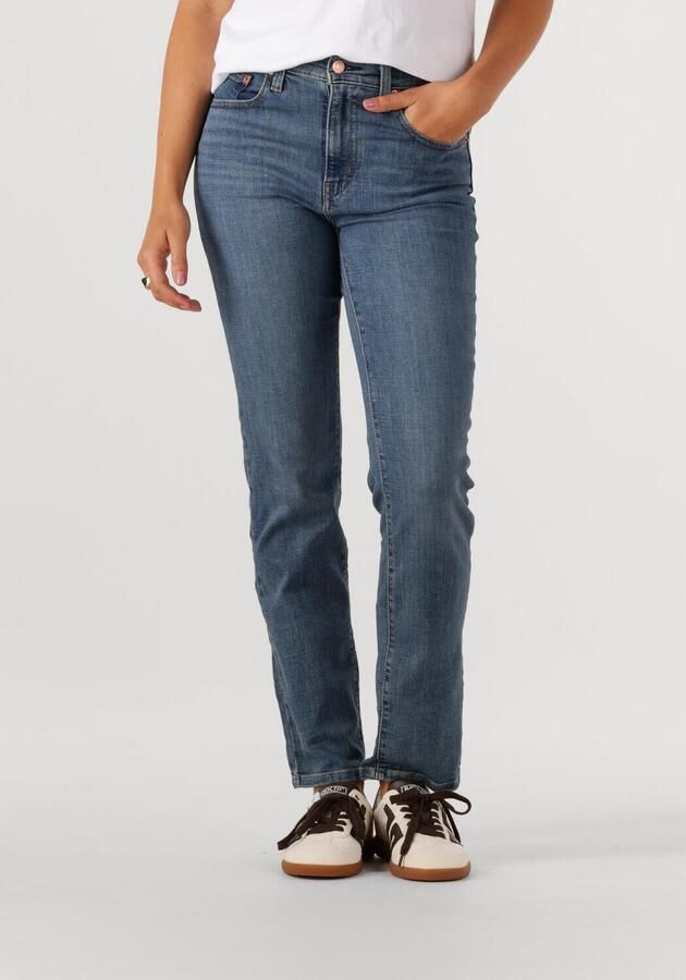 LEVI'S Dames Jeans 724 High Rise Straight Way Back Blauw - Foto 4