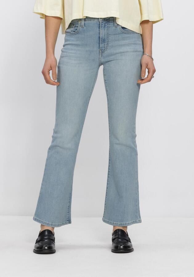 Levi's High-waisted Slim Fit Bootcut Jeans Blue Dames