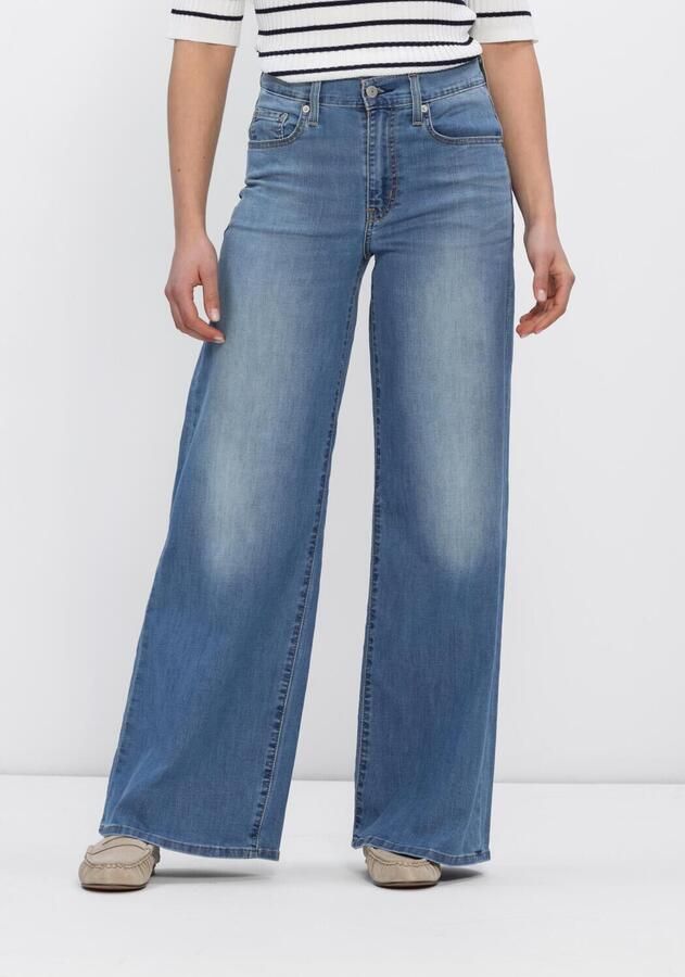 LEVI'S Dames Jeans 728 Hr Wide Leg Blauw
