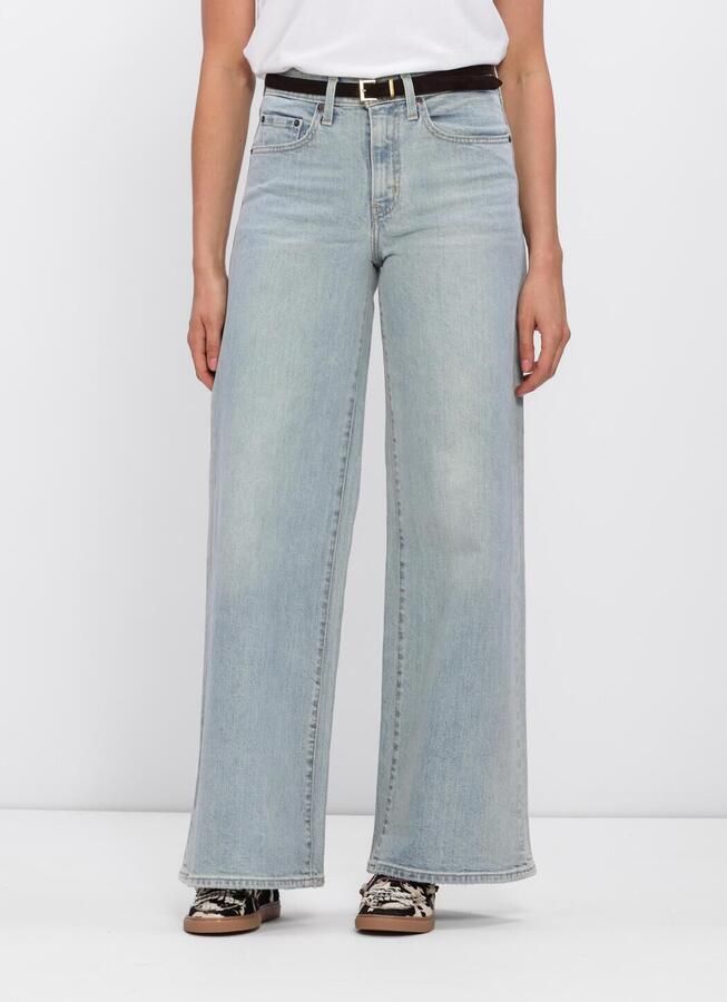 LEVI'S Dames Jeans 728 Hr Wide Leg Lichtblauw