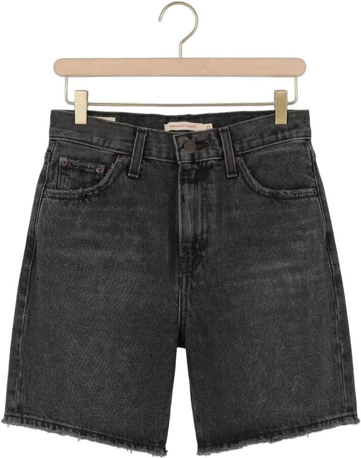 LEVI'S Dames Jeans High Baggy Short Antraciet - Foto 2