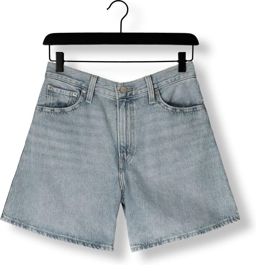 LEVI'S Dames Jeans High Baggy Short Far And Wide Lichtblauw