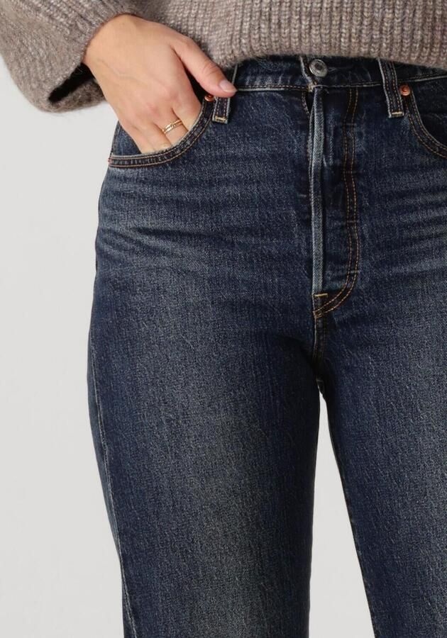 LEVI'S Dames Jeans Ribcage Full Lenght Apply Now Donkerblauw - Foto 2