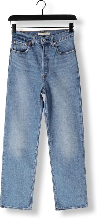 Levi's high waist straight leg jeans Ribcage medium blue denim - Foto 3