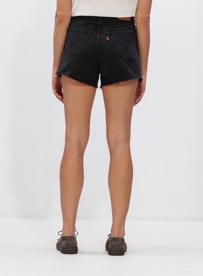 LEVI'S Dames Jeans Ribcage Short Zip Short Zwart - Foto 3