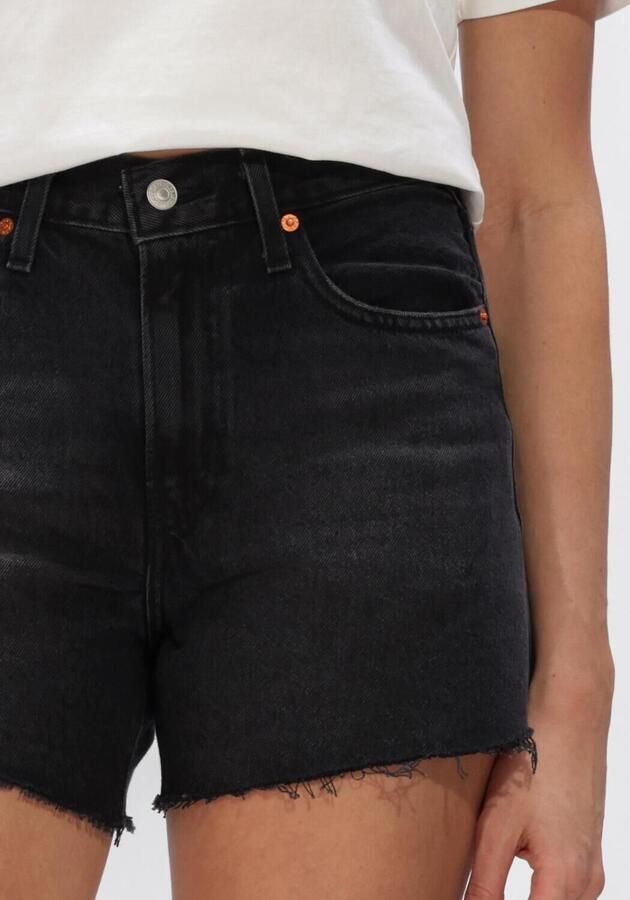 LEVI'S Dames Jeans Ribcage Short Zip Short Zwart - Foto 4