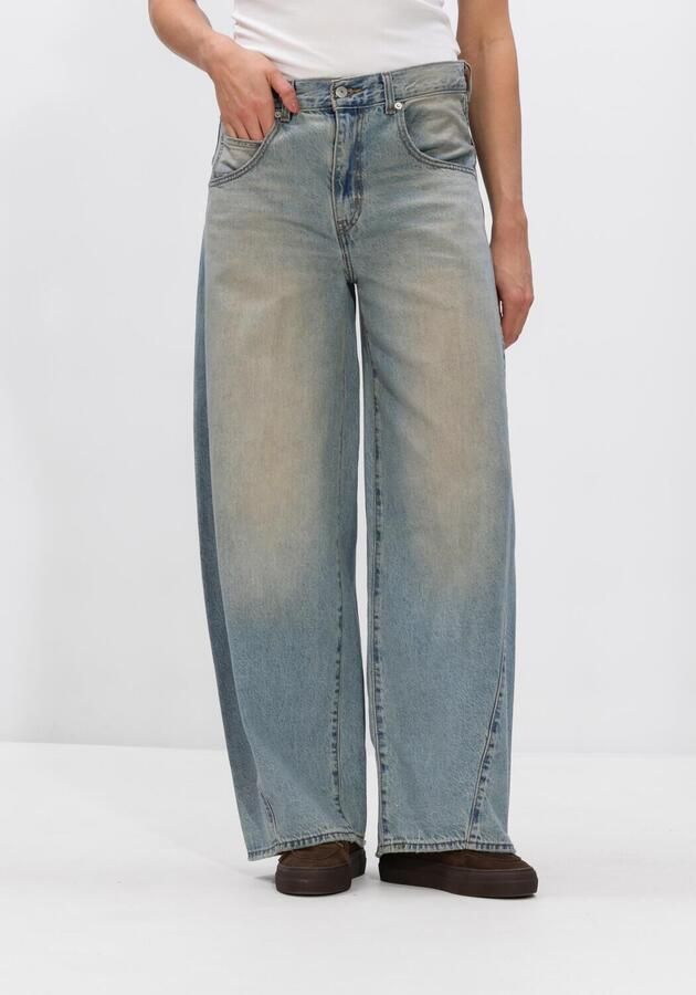LEVI'S Dames Jeans Super Baggy Barrel Lichtblauw