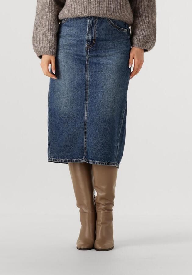 LEVI'S Dames Rokken Hr Back Slit Skirt Blauw - Foto 4