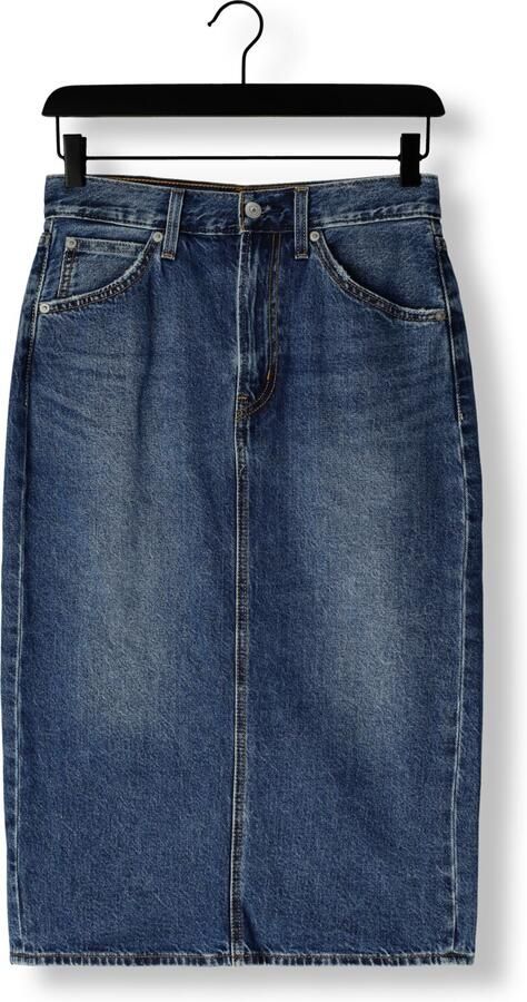 LEVI'S Dames Rokken Hr Back Slit Skirt Blauw - Foto 3