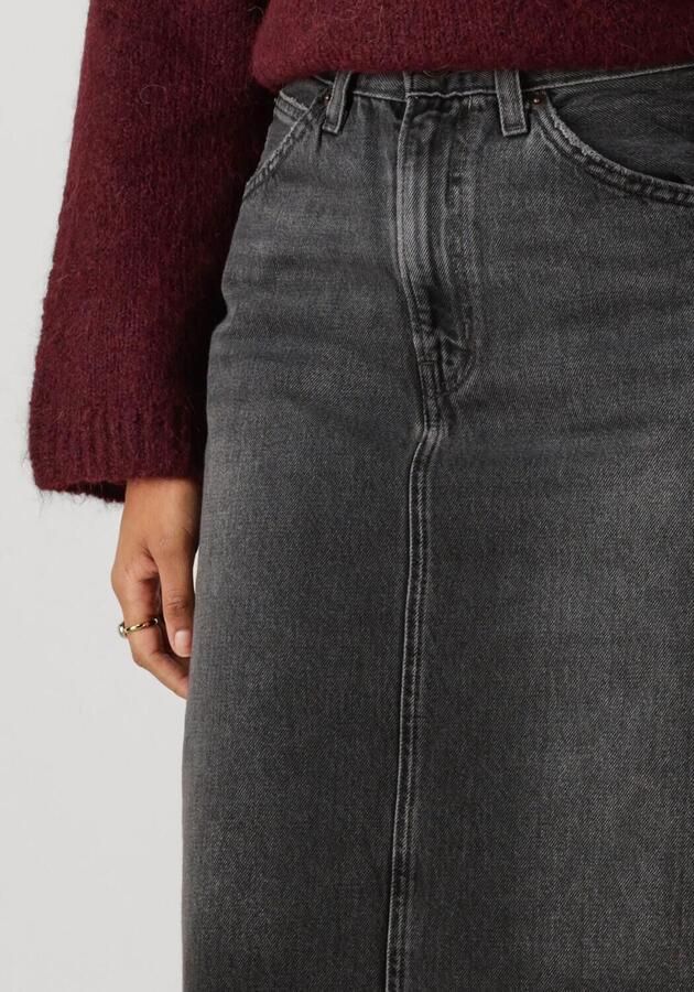 LEVI'S Dames Rokken Hr Back Slit Skirt Wandering Spirit Cle Donkergrijs - Foto 2