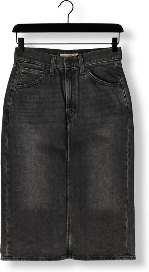 LEVI'S Dames Rokken Hr Back Slit Skirt Wandering Spirit Cle Donkergrijs - Foto 3