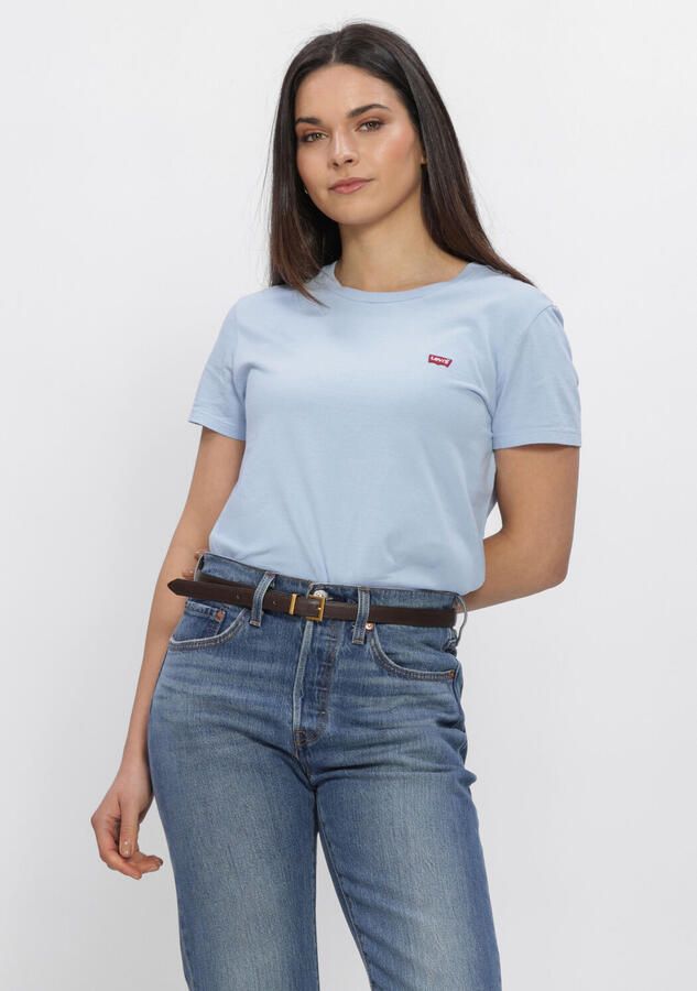 LEVI'S Dames Tops & T-shirts Perfect Tee Cotton Lichtblauw