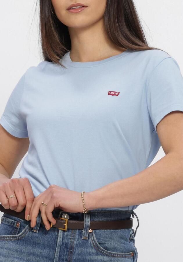 LEVI'S Dames Tops & T-shirts Perfect Tee Cotton Lichtblauw - Foto 4