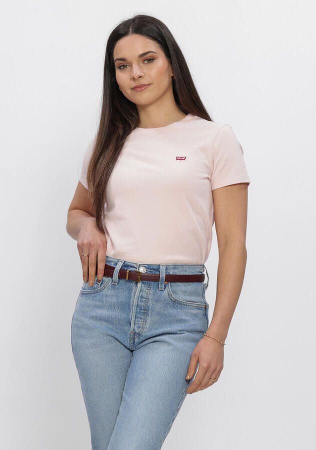 LEVI'S Dames Tops & T-shirts Perfect Tee Cotton Lichtroze