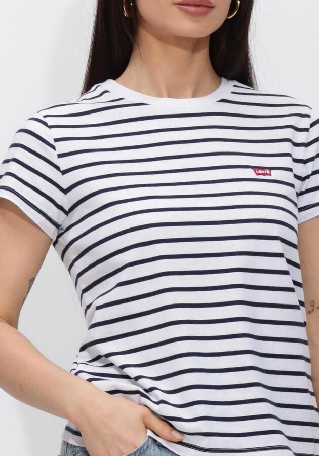 LEVI'S Dames Tops & T-shirts Perfect Tee Emily Wit - Foto 4