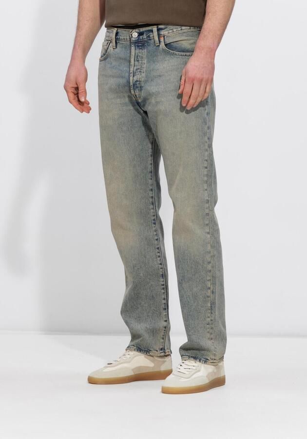 Levi's Wide leg fit jeans van katoenmix model '501 Original'